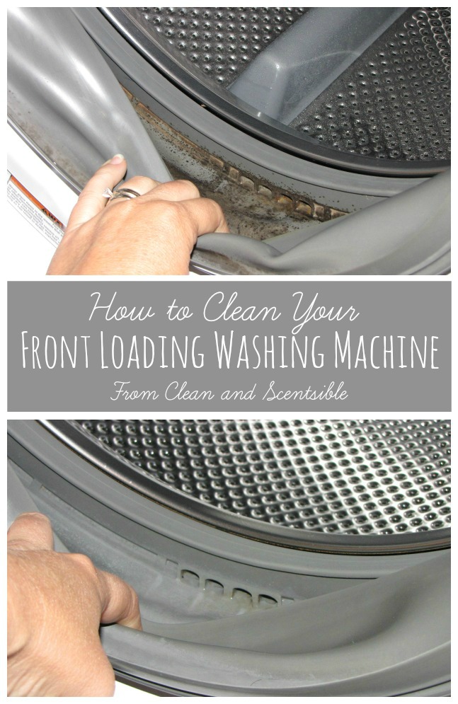 How do you clean a front-load washer?
