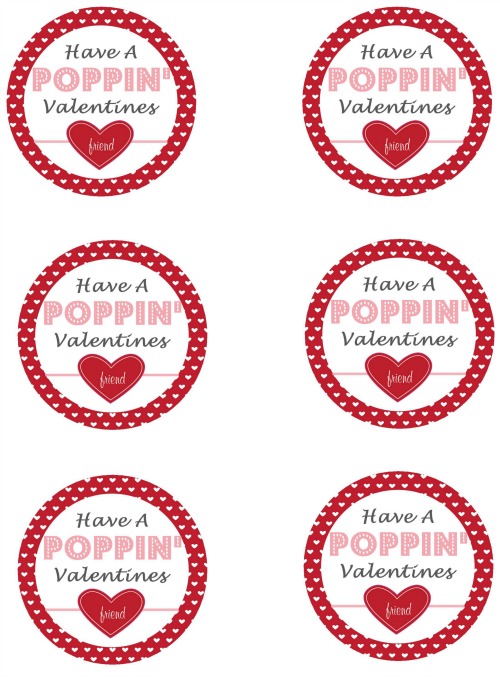 Popcorn Pops and Valentine's Day Printables Clean and Scentsible