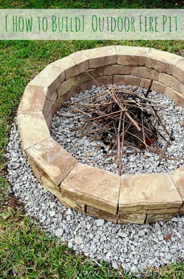 How To Make A Cheap Fire Pit In Your Backyard