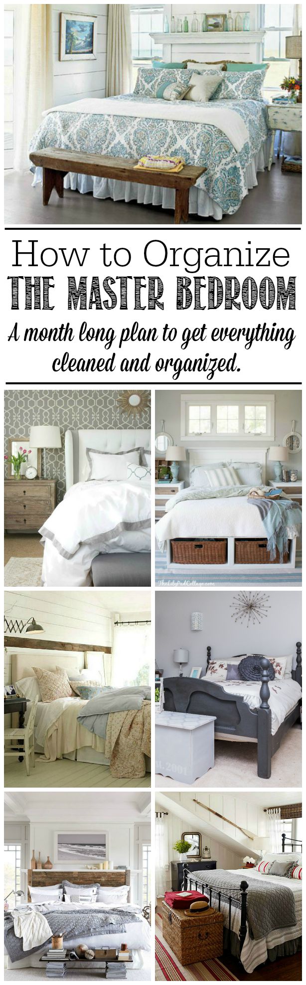 Everything you need to get your master bedroom cleaned and orgainized!  Perfect to do for fall with free printables included.