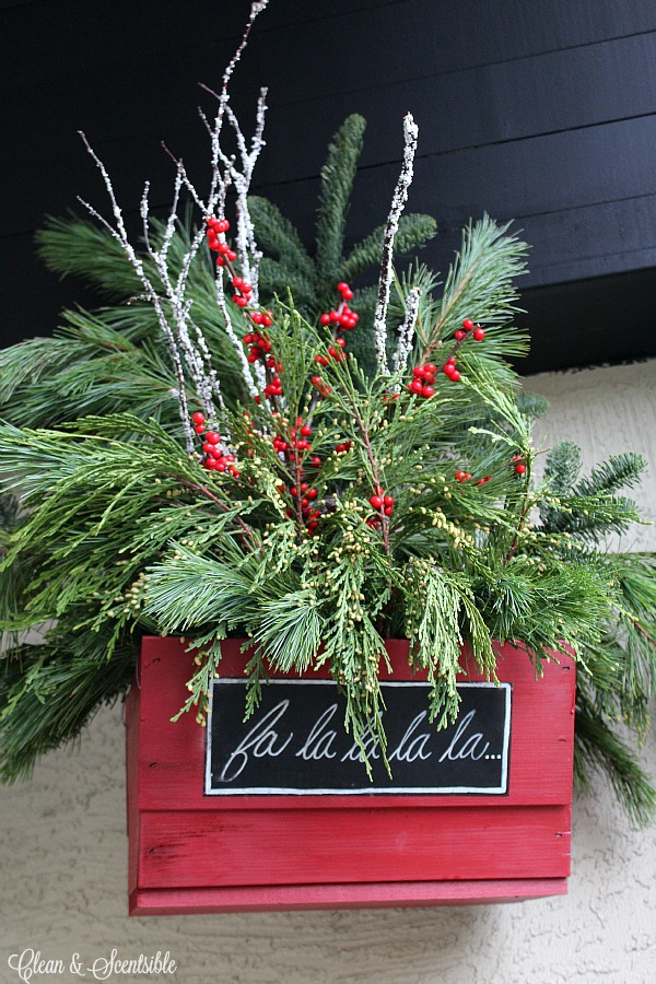 Christmas Hanging Baskets - Clean and Scentsible