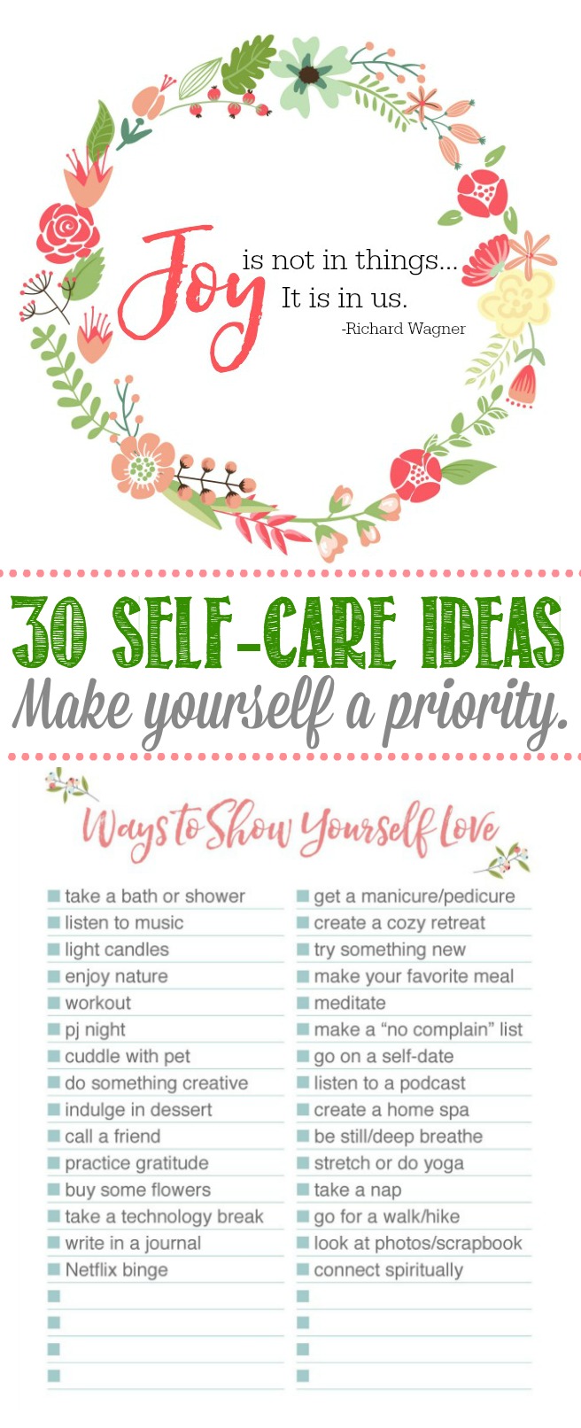 I practice self-care 11 simple ways every day, and its 